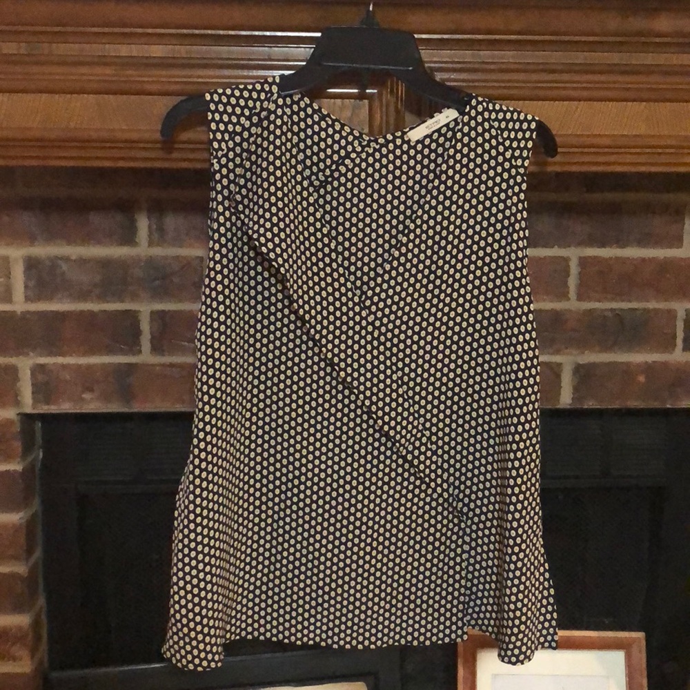 Etro 100% Silk Sleeveless Blouse Size 46 (10)